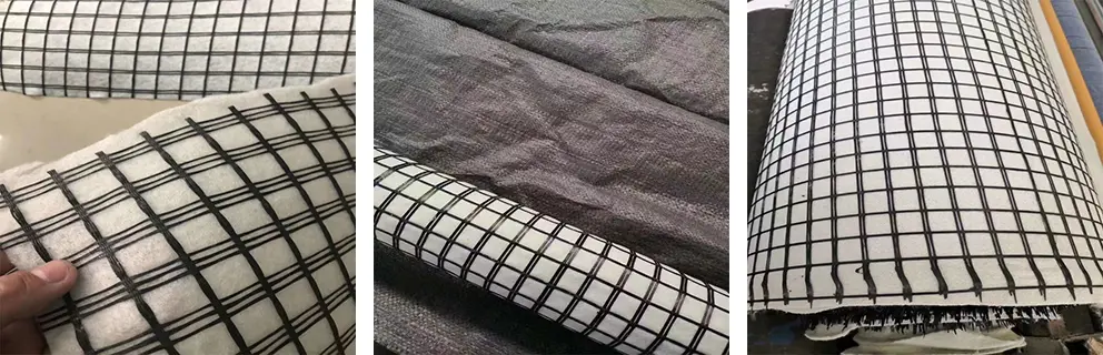 Fiberglass Geogrid Composite Geotextile