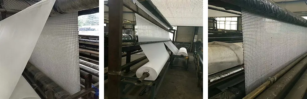 Fiberglass Geogrid Composite Geotextile