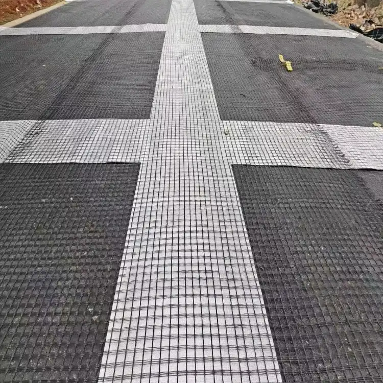 Polyester Geogrid  Composite Nonwoven Geotextile