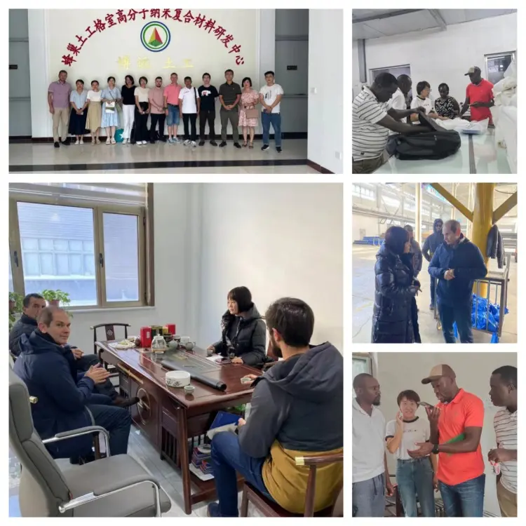 Geocomposite of Polyester Geogrid and Nonwoven Geotextile