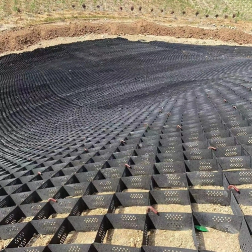 Driveway gravel grid