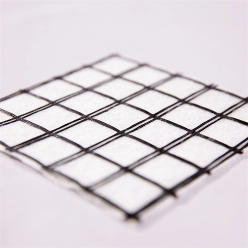 Geocomposite of Polyester Geogrid and Nonwoven Geotextile