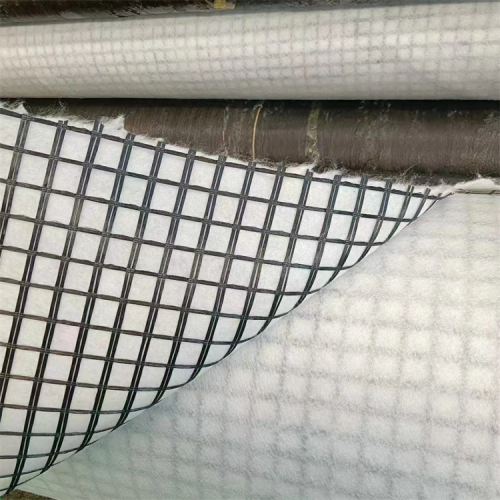 Fiberglass Geogrid Composite Geotextile