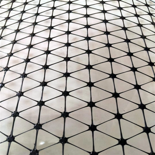 Black Polypropylene Triaxial Geogrid Stabilization Underlayment