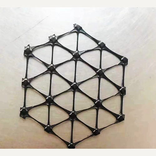 Black Polypropylene Triaxial Geogrid Stabilization Underlayment